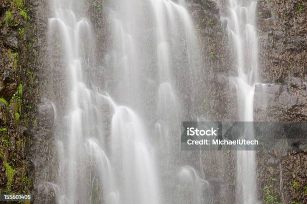 Wasserfalldetail Maui Stockfoto und mehr Bilder von Bewegungsunschärfe - Bewegungsunschärfe, Farbbild, Fluss