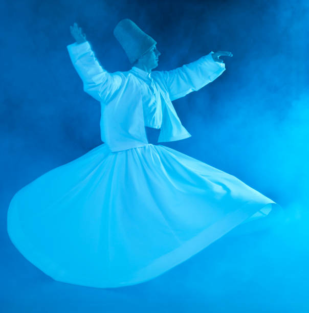 Whirling dervish Whirling dervish (Blurred motion) mevlana stock pictures, royalty-free photos & images