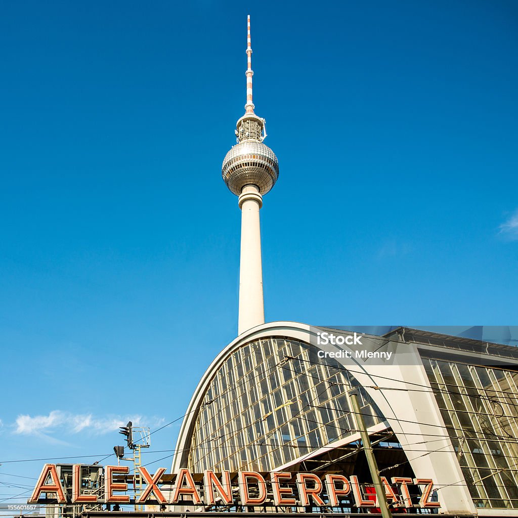 Alexanderplatz Berlín, Alemania - Foto de stock de Torre de televisión de Berlín libre de derechos