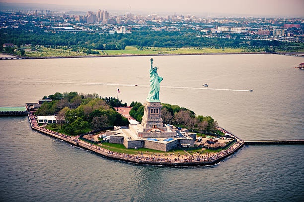 istock Statue of Liberty viewed from above 155602129