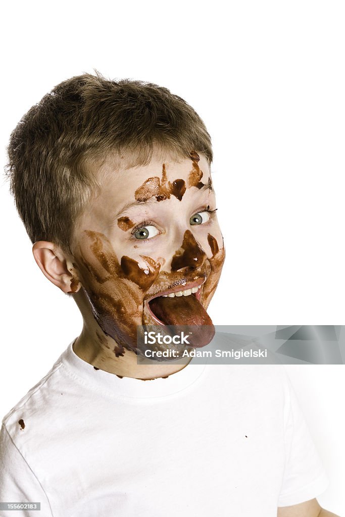 Menino de chocolate - Royalty-free Chocolate Foto de stock