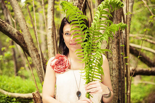 istock Beautiful brunette enjoying nature 155602731