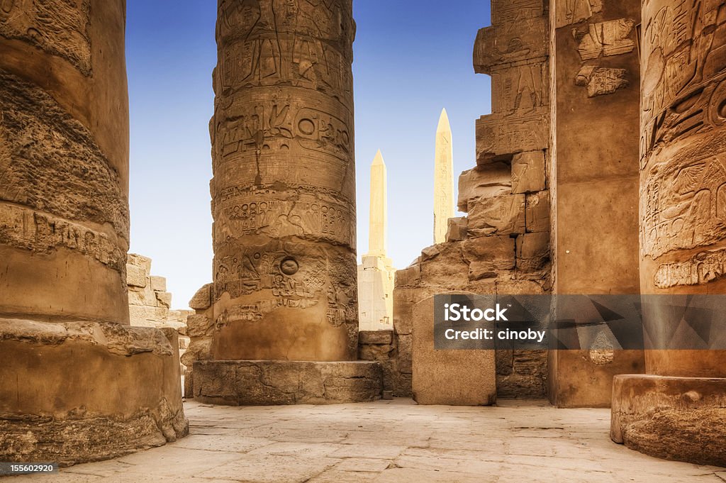 Karnak Temple Complex  Egypt Stock Photo