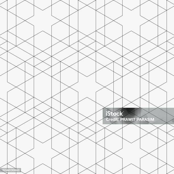 Linear Vector Pattern Repeating Thin Line With Rectangular And Stare ...