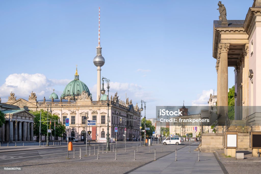 berlin, germany panoramic view at the city center of berlin Berlin Stock Photo