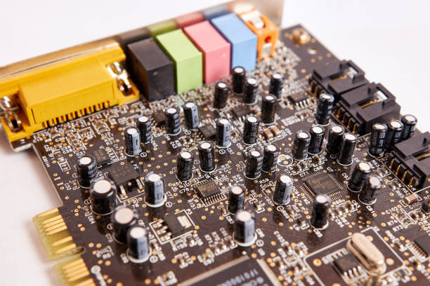 Free picture: computer part, sound card, microchip, electronics ...