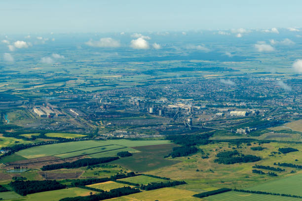 Scunthorpe Steelworks From Above