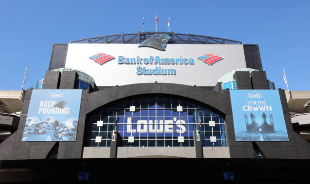 bank of america stadium - major league soccer imagens e fotografias de stock