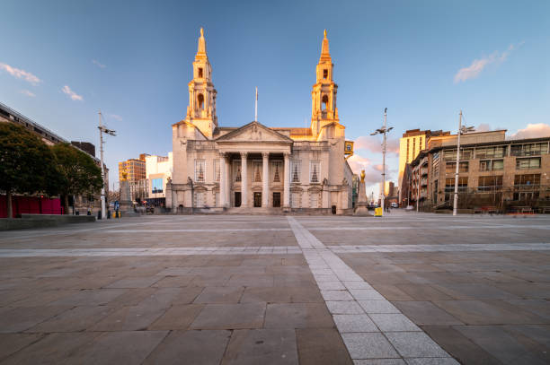 ayuntamiento de leeds reino unido - leeds england leeds town hall town town hall fotografías e imágenes de stock