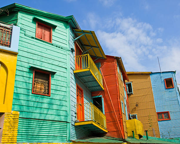 istock Colourful buildings in La Boca 155624592
