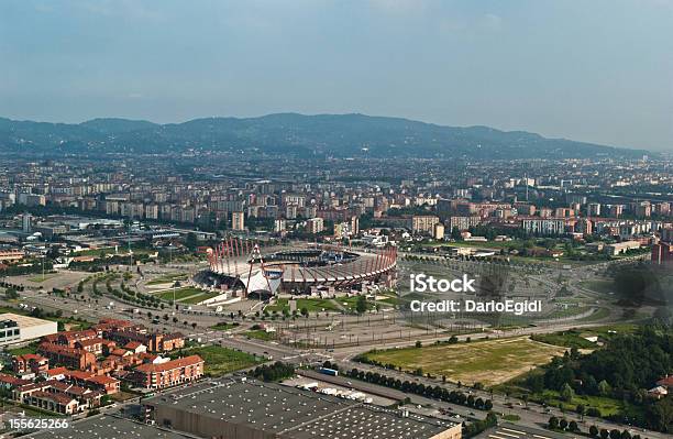 Veduta Aerea Della Vecchia Stadium - Fotografie stock e altre immagini di Stadio Olimpico - Torino - Stadio Olimpico - Torino, Torino, Stadio delle Alpi