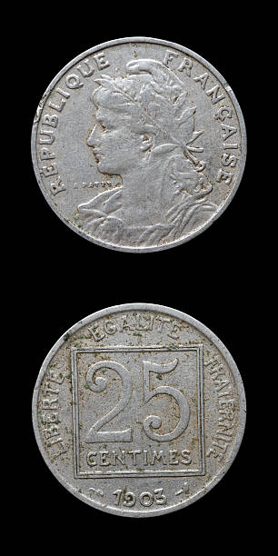 istock Antique French Coin 155625581