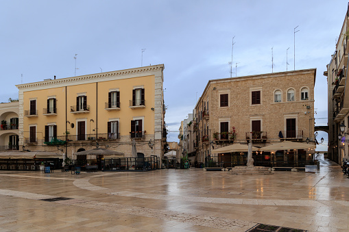 Bari vecchia old town square