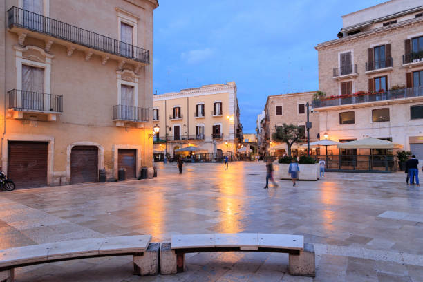 istock Bari Vecchia, old Italian town at dusk 1556285609