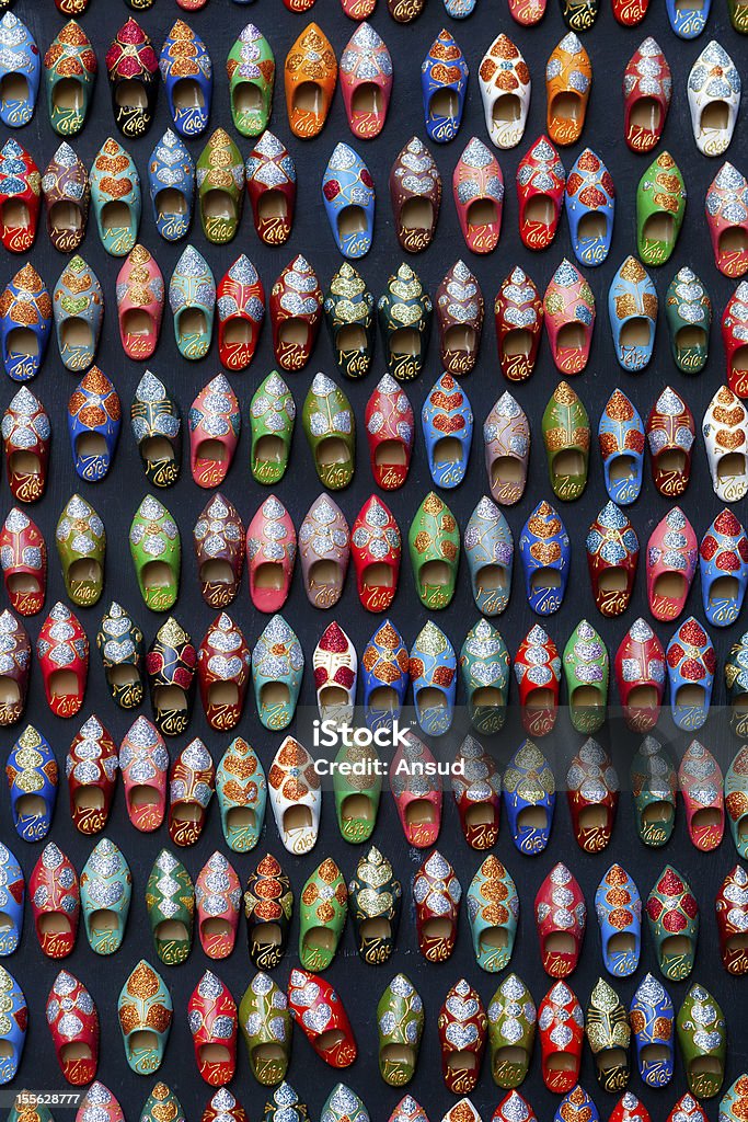 Marroquino sapatos lembranças - Royalty-free Arte e Artesanato - Arte visual Foto de stock