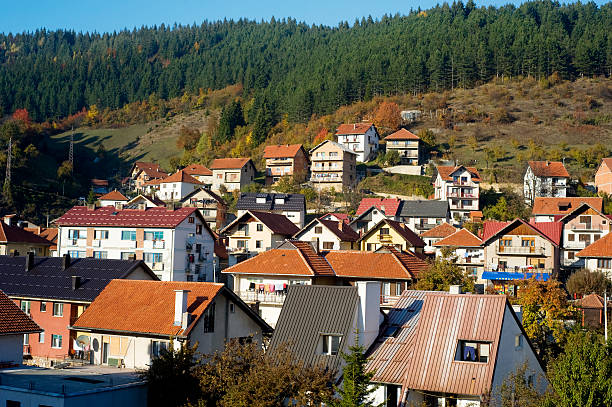 istock Serbian mountain village 155632361