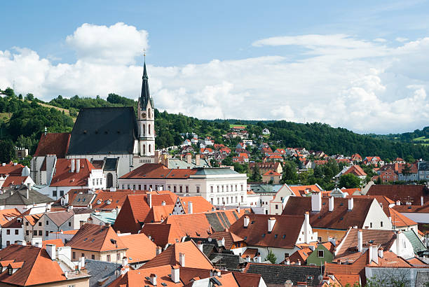 istock Cesky Krumlov the Church 155632515