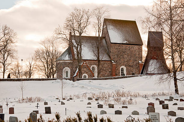 istock Church in old Uppsala Sweden 155632543