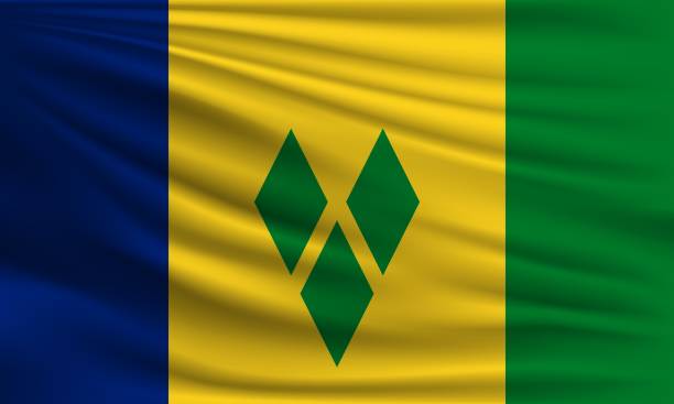 istock Vector flag of Saint Vincent and the Grenadines 1556347352