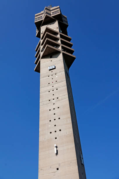 istock Stockholm, Sweden - May 24, 2023: Kaknas tower seen from the front 1556414987