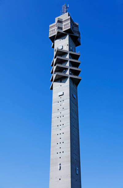 istock Stockholm, Sweden - May 24, 2023: Kaknas tower seen from the side 1556414989