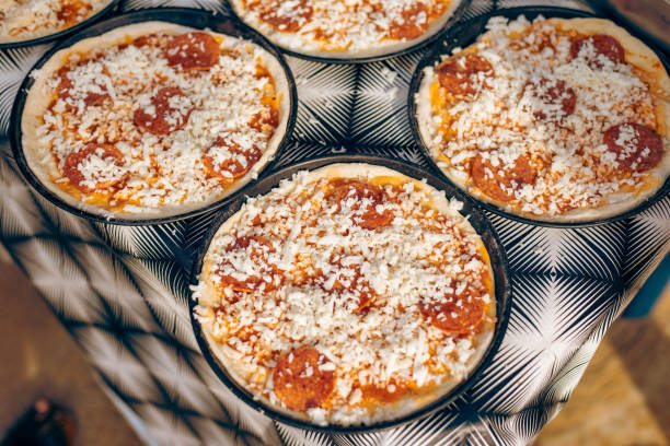 istock Salami Pizza with Cheese. 1556456909