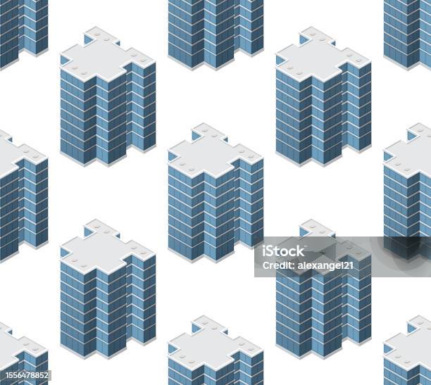 Architectural Design Module Shape Isometric Module City From Urban Building Vector Architecture Design ...