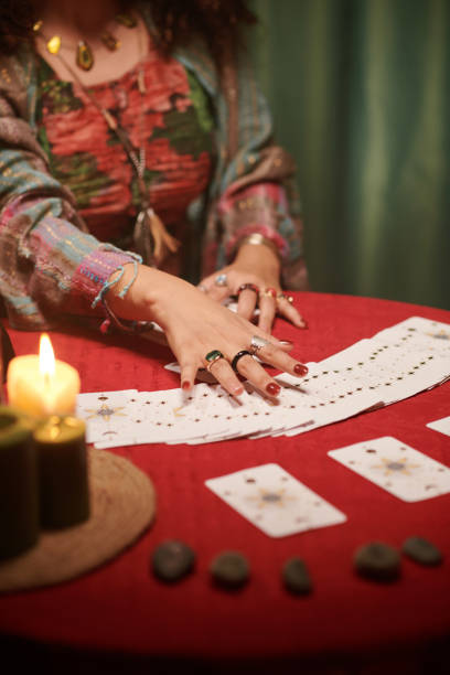 istock Psychic Reading Tarot Cards 1556503266