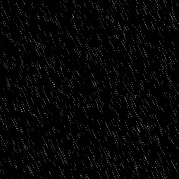 istock Heavy rain wall falling in front of the camera against black screen. Raindrops splashing. Rain closeup vfx insert. Practical seamlessly loopable footage. Heavy rainstorm hitting black surface. 1556504563
