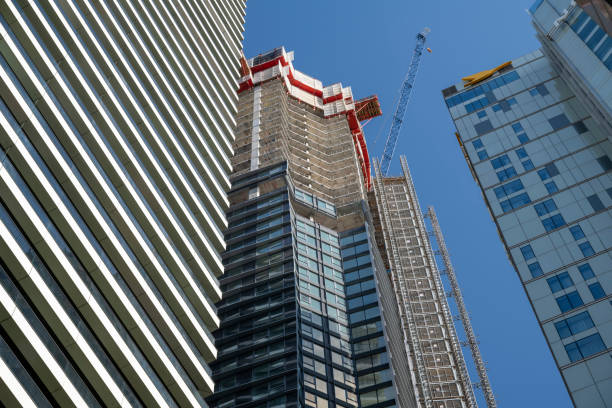 Free Stock Photo of Towering red skyscraper reaching into the sky ...