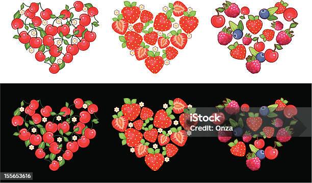 Ilustración de Corazón De Frutas y más Vectores Libres de Derechos de Abstracto - Abstracto, Alimento, Amor - Sentimiento