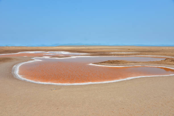 Desolate desert landscapes of the Skeleton Coast, Namibia