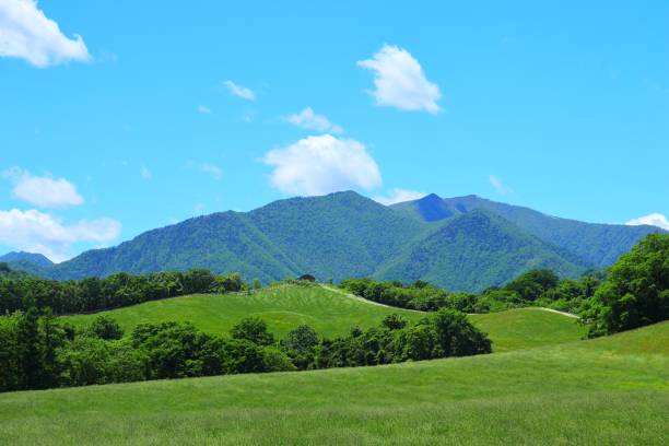 Mt. Poroshiri summer Tokachi, Hokkaido hidaka mountains stock pictures, royalty-free photos & images