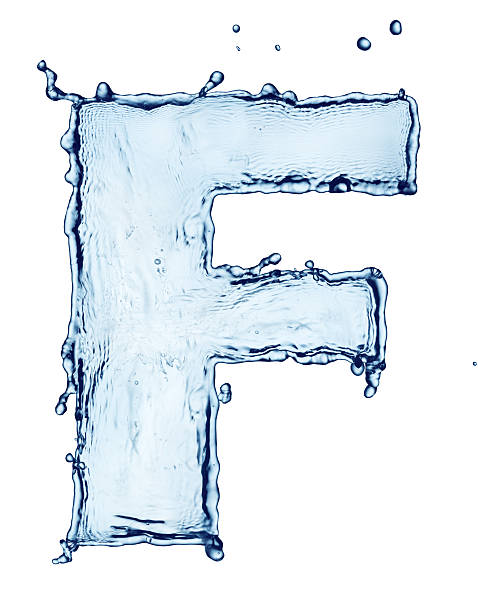 istock Water splash in the form of letter 155663363