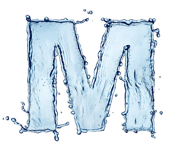 istock Water splash in the form of letter 155664041