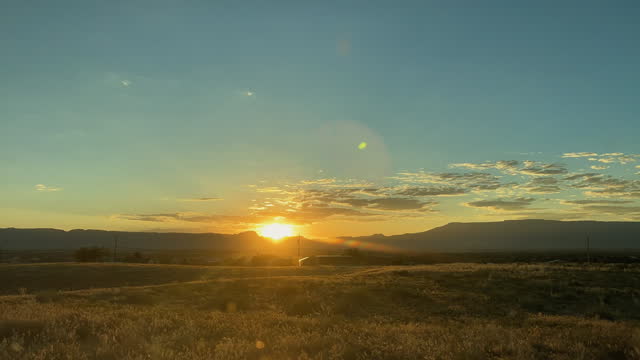 Western USA Colorado Rocky Mountains Sunrise Time Lapse Video Series