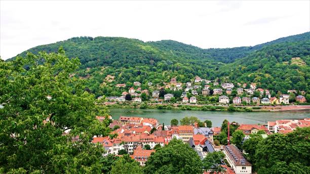 istock Germany. Heidelberg city with Necker River. 1556650914