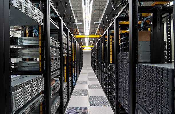 Modern Datacenter stock photo