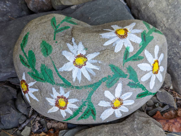 istock Close-up of Painted Rock Art. 1556730804