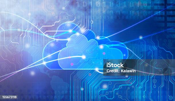 Cloud Computing Stock Photo - Download Image Now - Cloud Computing, Data, Exchanging