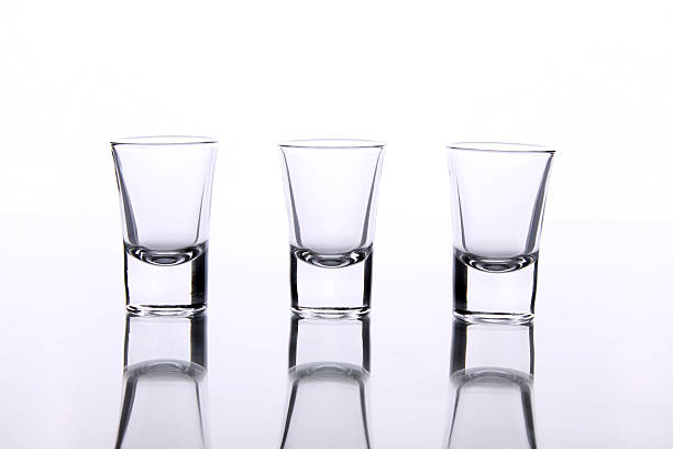 Glass of Whiskey stock photo