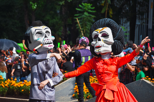 Day of the Dead celebrations in Mexico City, Day of the dead parade in Mexico city
