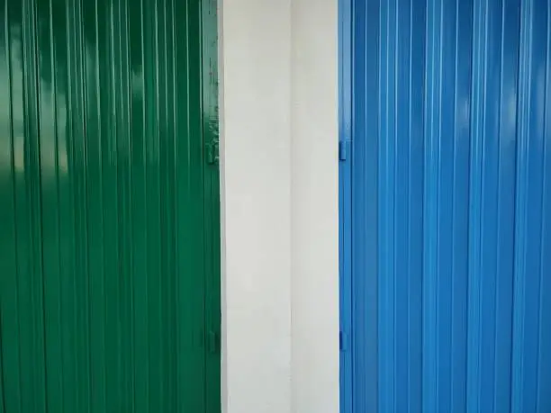 Folding doors installed in new buildings.