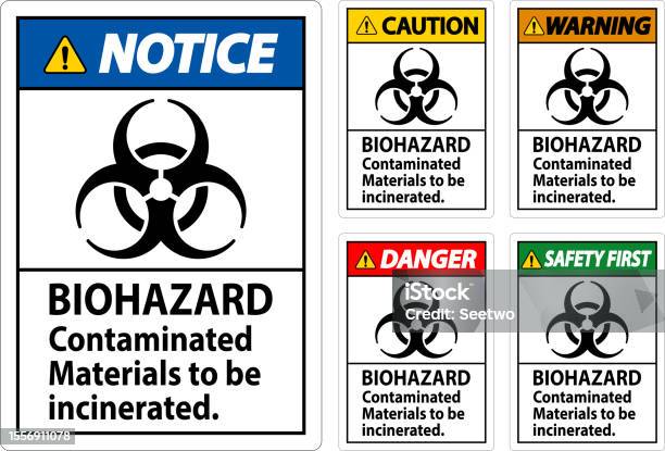 Decayed Biohazard Biohazard Warning Label Biohazard Contaminated Materials To Be ...