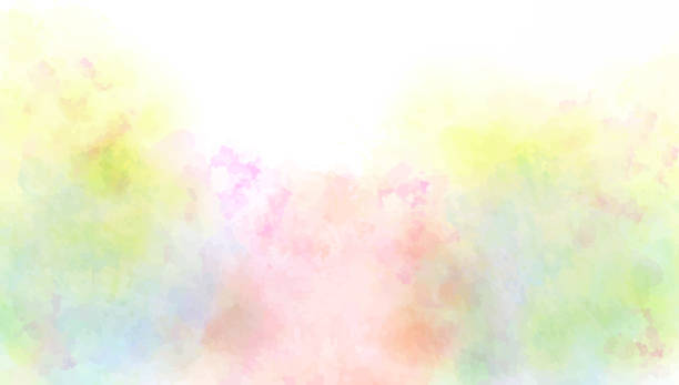 istock Minimal Hand Painted Pastel Watercolor Abstract Art Background Template Design Vector Illustration 1556988515
