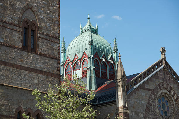 Old South Church, Copley, Boston stock photo