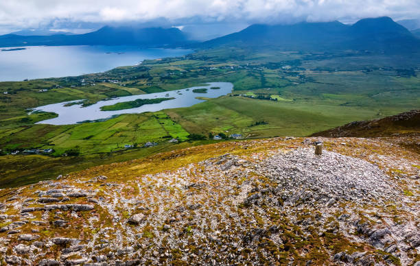 Free picture: renvyle, castle, county, galway, Ireland, tully, cross