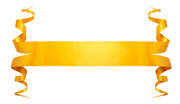 istock Elegance gold ribbon 155715956
