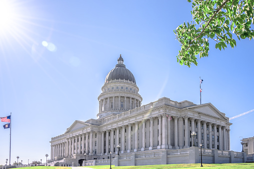 Utah State Capitol, Capitol Hill, Salt Lake City.