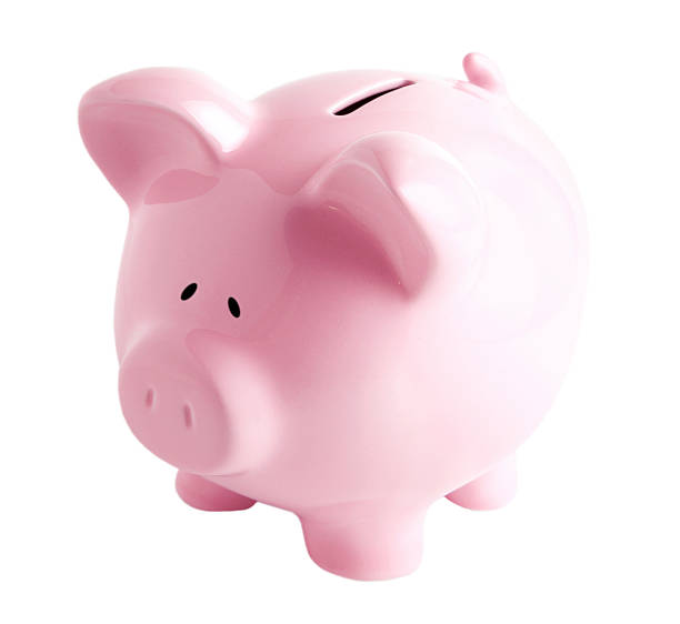 istock Pink piggy bank 155724515
